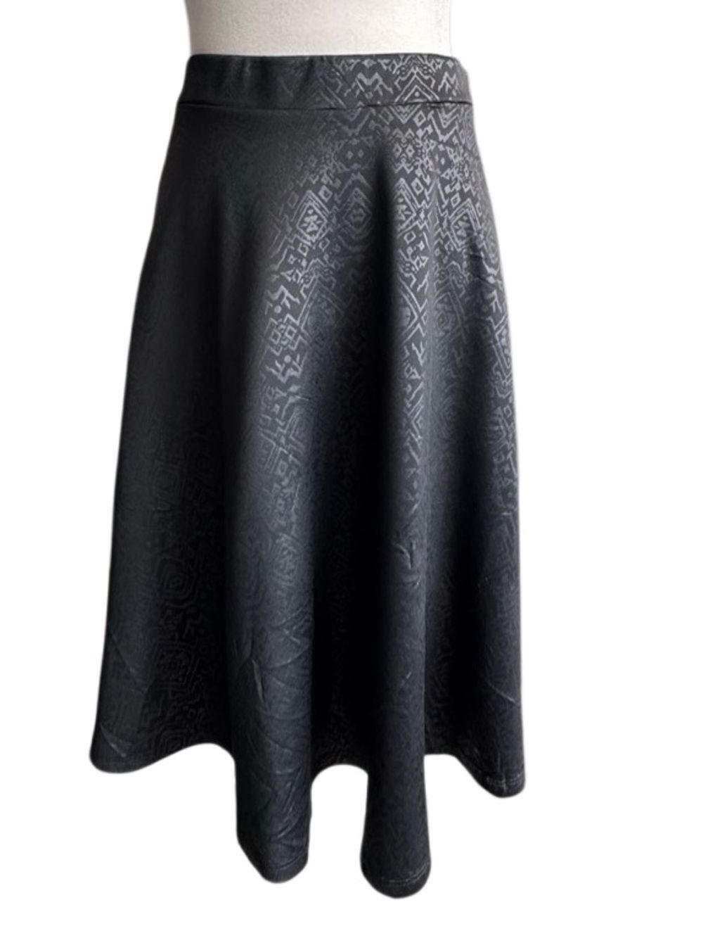 Faith and Joy Los Angeles Black Swing Skirt Dressy Classic SZ XL